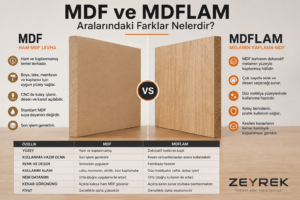 MDF ve MDFLAM karşılaştırması